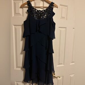 Navy blue dress